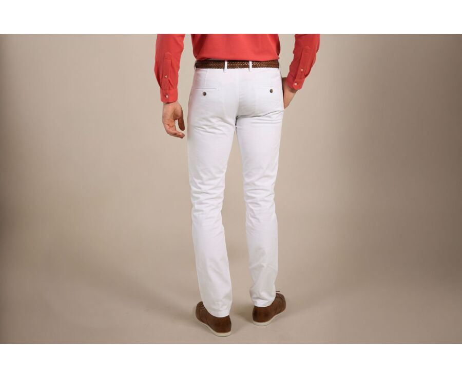 Pantalon chino homme Blanc - KYRK