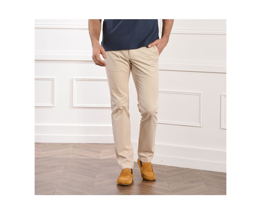 Pantalon chino homme Écru - KYRK