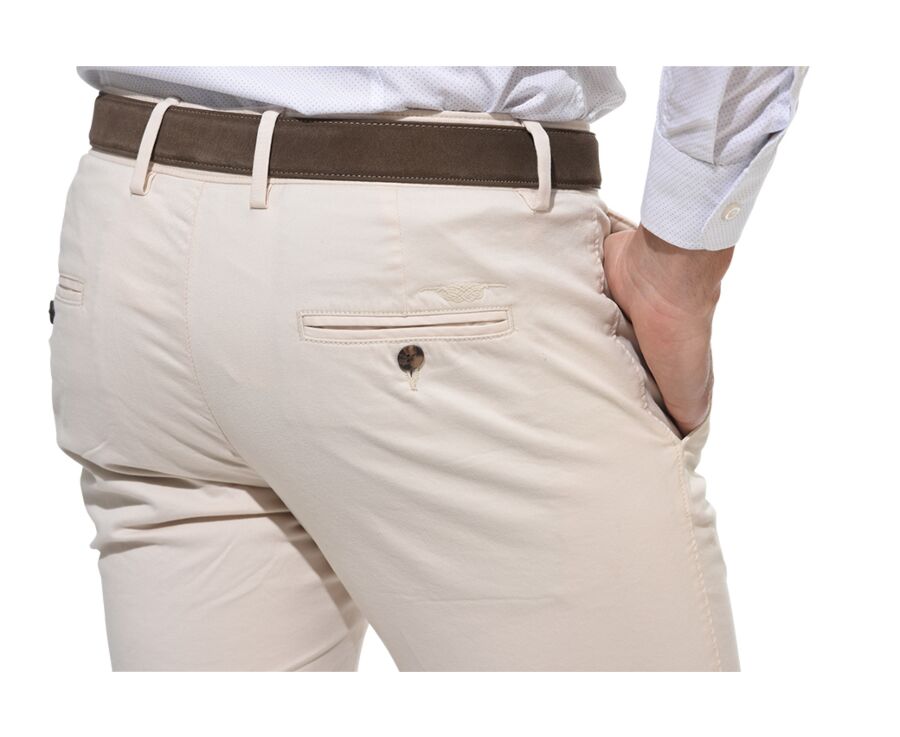 Pantalon chino homme Écru - KYRK