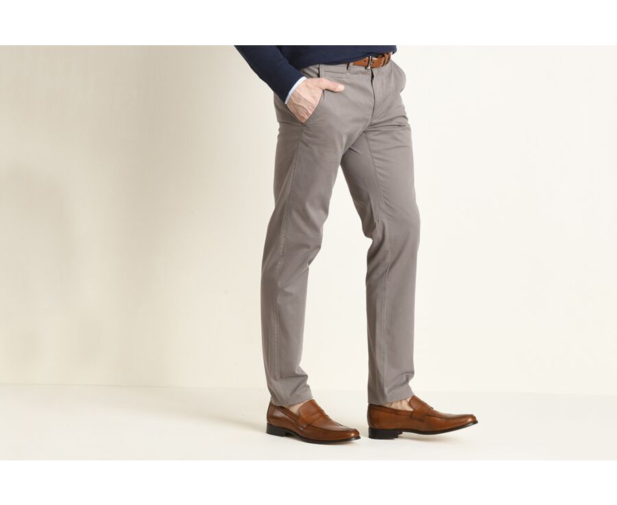 Pantalon chino homme Taupe - KYRK