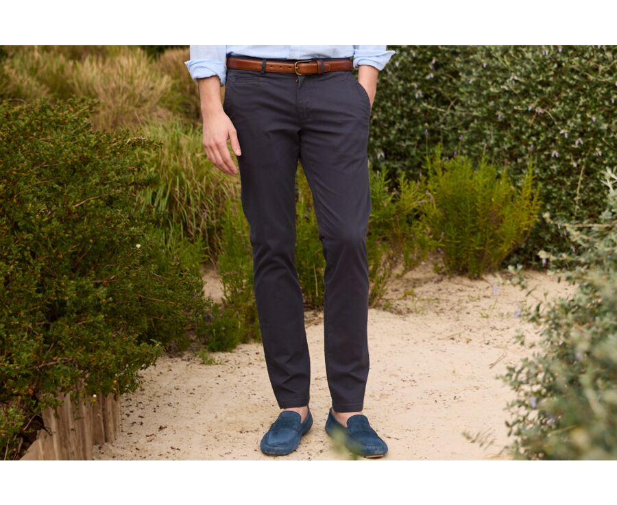 Pantalon chino homme Navy Foncé - KYRK