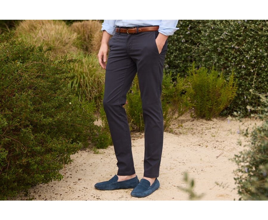 Pantalon chino homme Navy Foncé - KYRK
