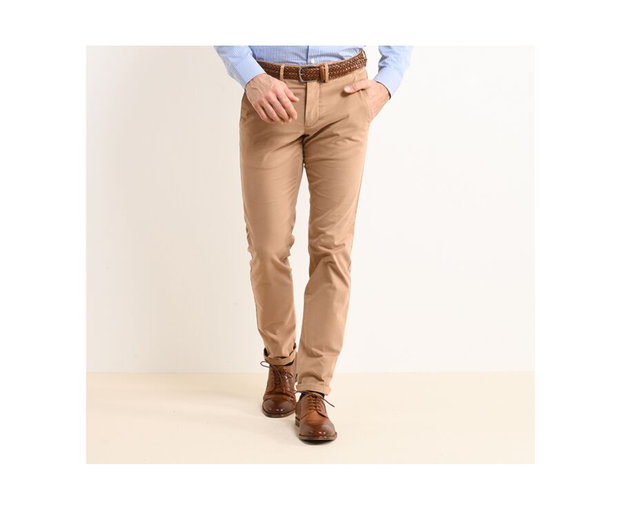 Pantalon chino homme Camel - KYRK