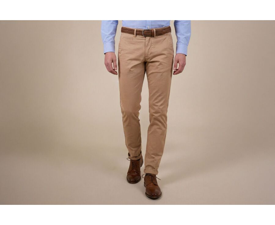 Pantalon chino homme Camel - KYRK