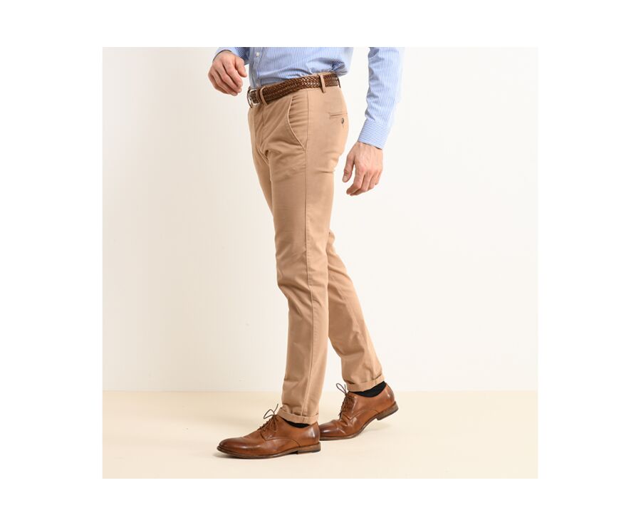 Pantalon chino homme Camel - KYRK