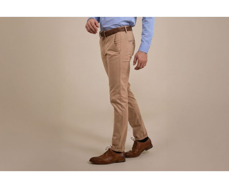 Pantalon chino homme Camel - KYRK