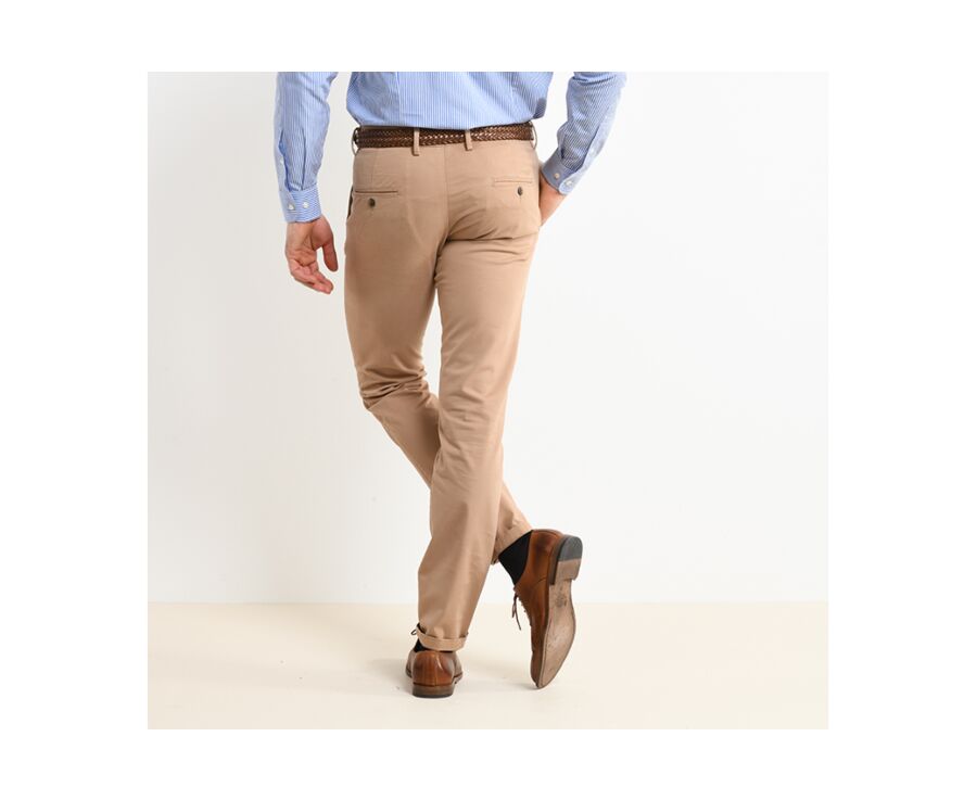 Pantalon chino homme Camel - KYRK