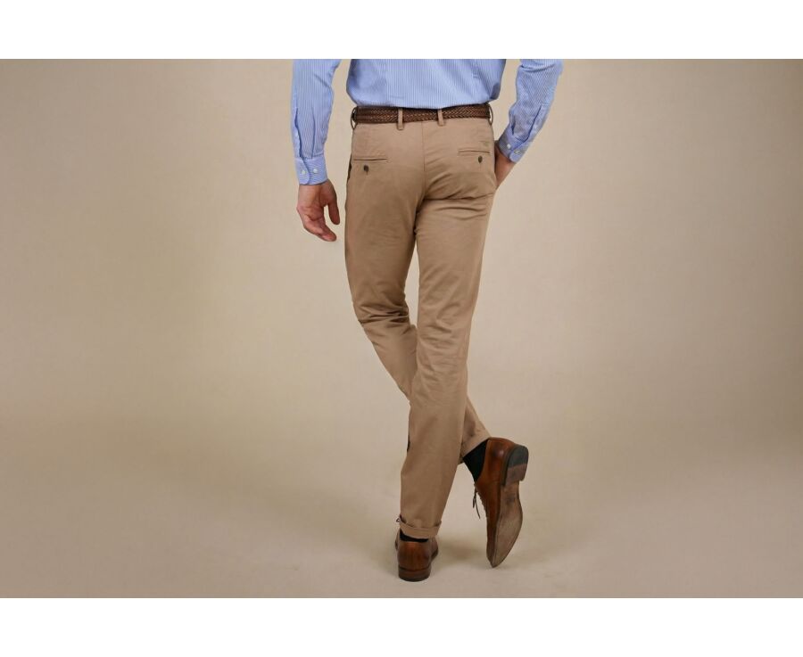Pantalon chino homme Camel - KYRK