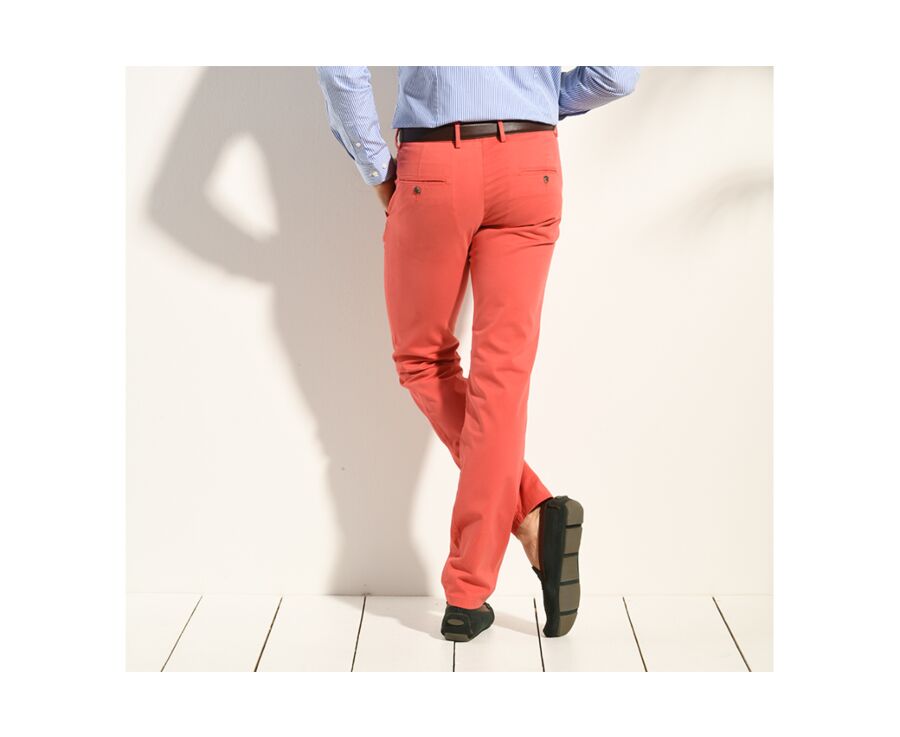 Pantalon chino homme Corail - KYRK