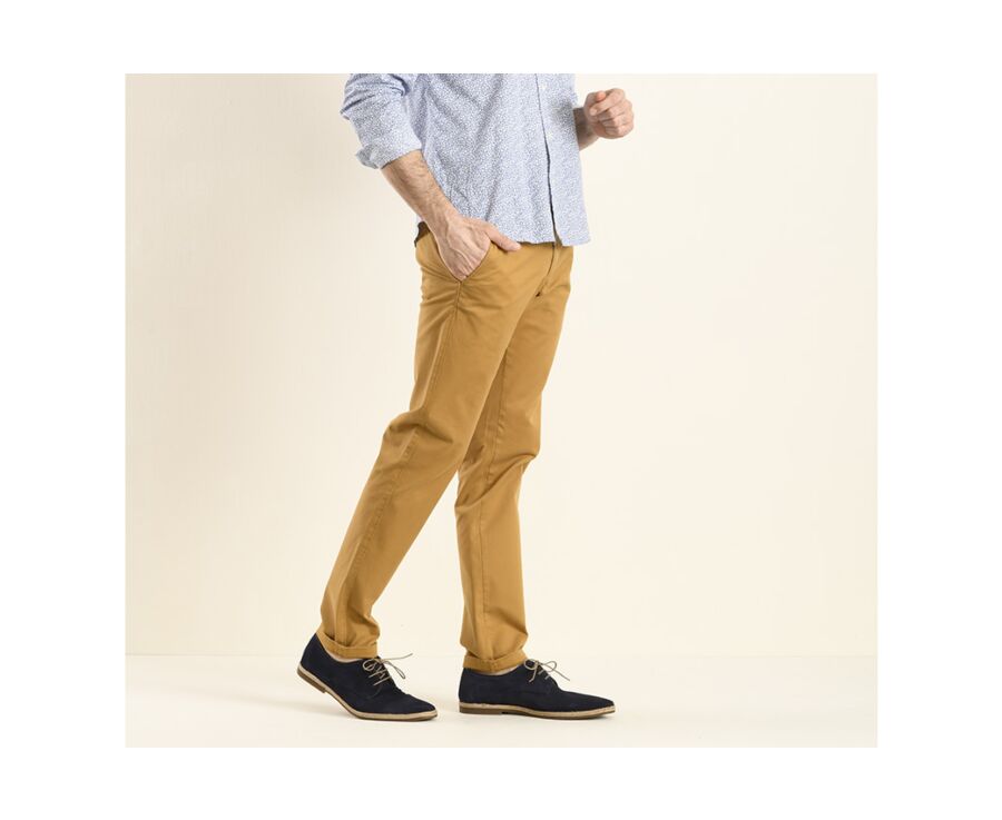 Pantalon chino homme Tabac - KYRK