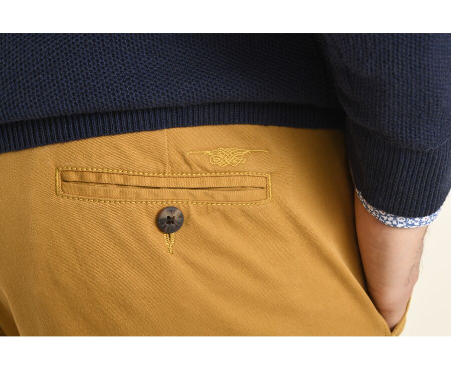 Pantalon chino homme Tabac - KYRK