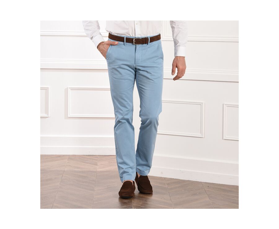 Pantalon chino homme Bleu Pâle - KYRK