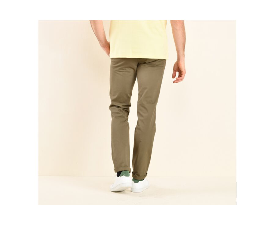 Pantalon chino homme Olive Foncé - KYRK
