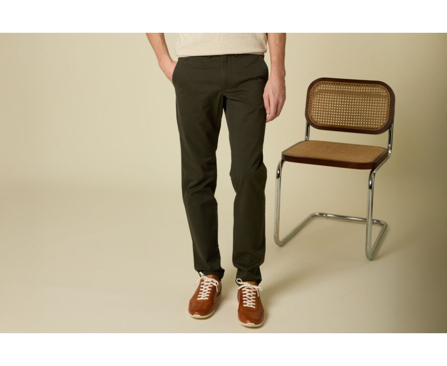 Pantalon chino homme Vert Foncé - KYRK