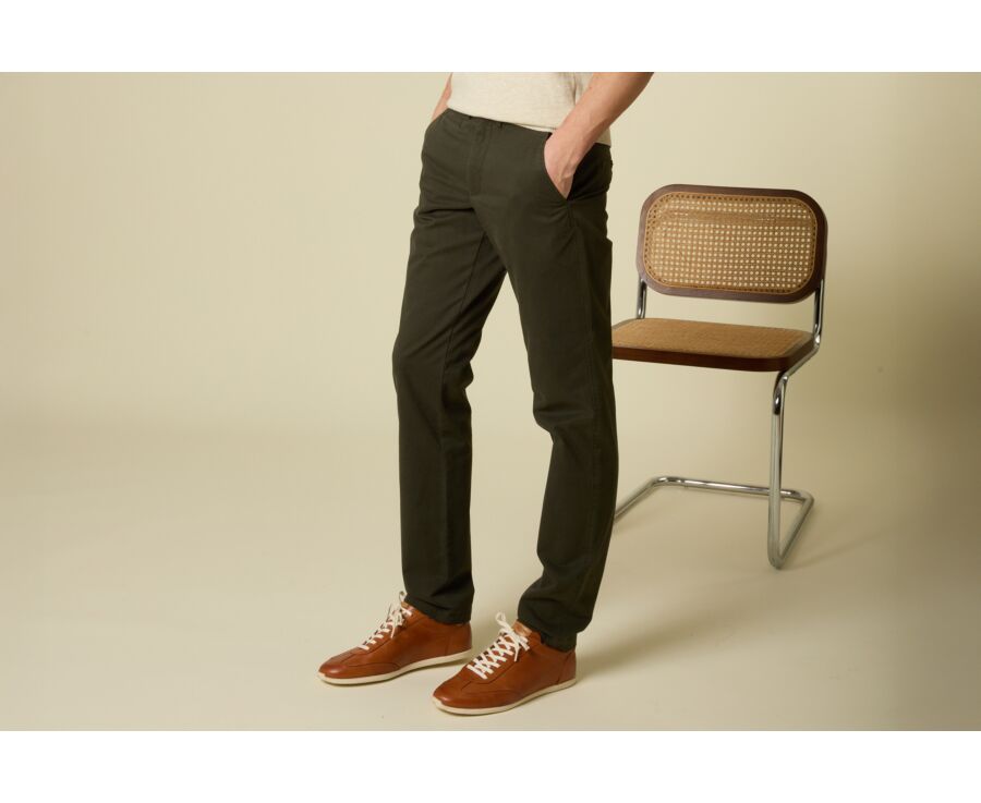 Pantalon chino homme Vert Foncé - KYRK
