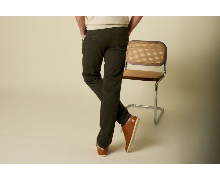 Pantalon chino homme Vert Foncé - KYRK