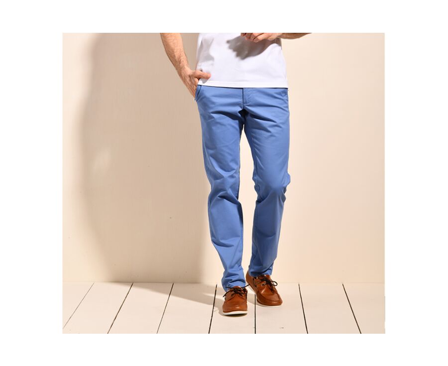 Pantalon chino homme Bleu moyen II - KYRK