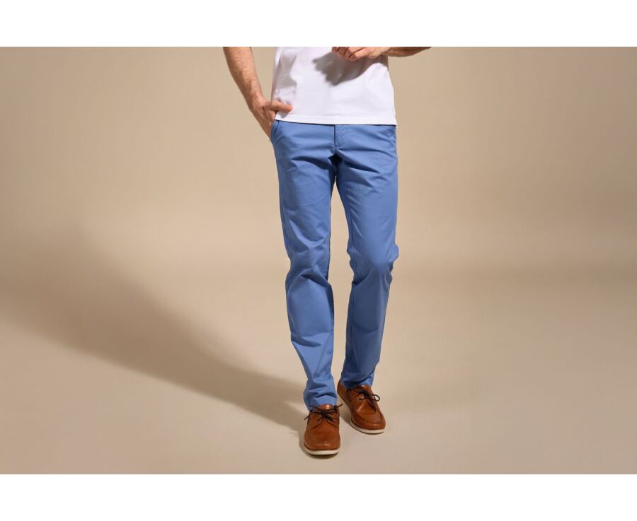 Pantalon chino homme Bleu moyen II - KYRK
