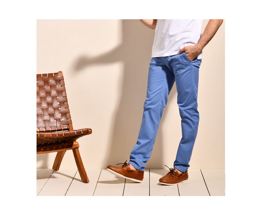 Pantalon chino homme Bleu moyen II - KYRK