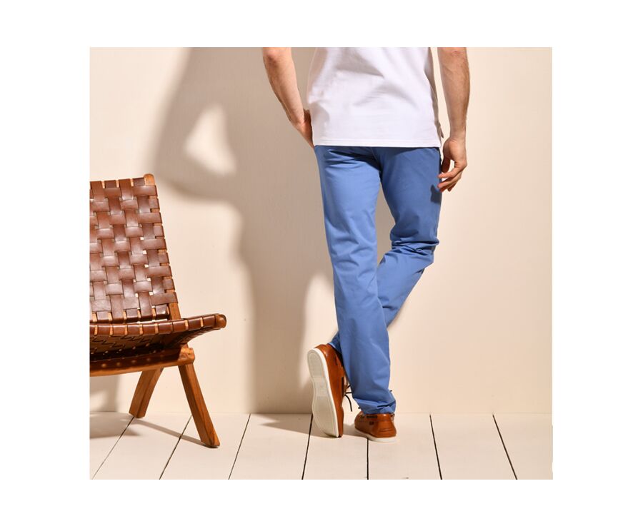 Pantalon chino homme Bleu moyen II - KYRK