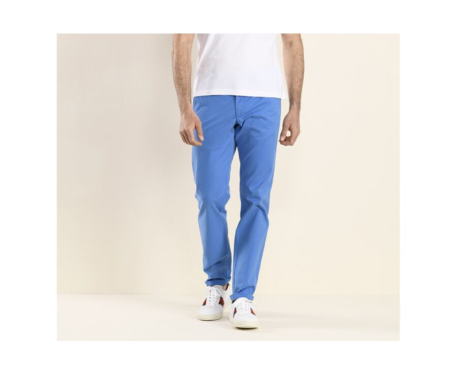 Pantalon chino homme Bleu Azur - KYRK