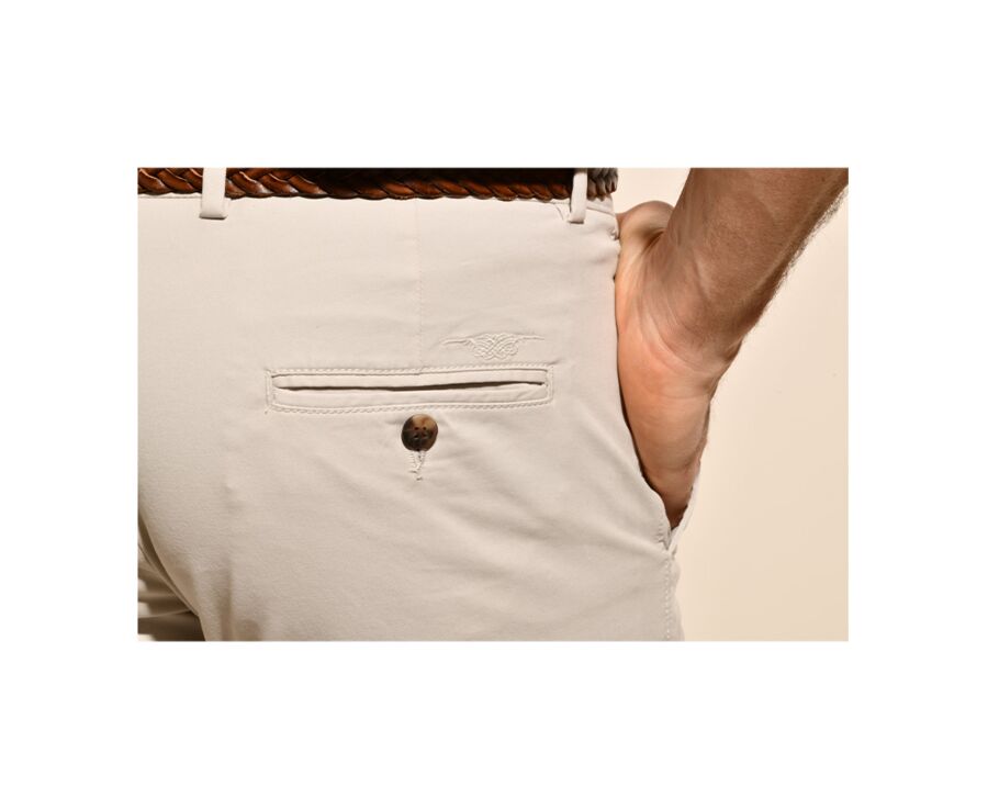 Pantalon chino homme Greige - KYRK