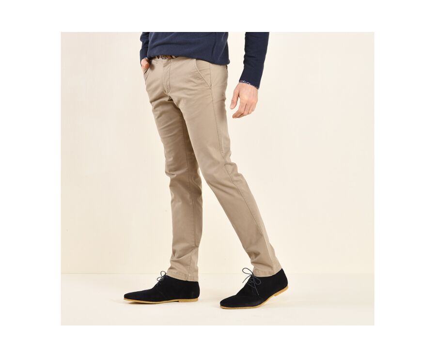 Pantalon chino homme Taupe Clair - KYRK