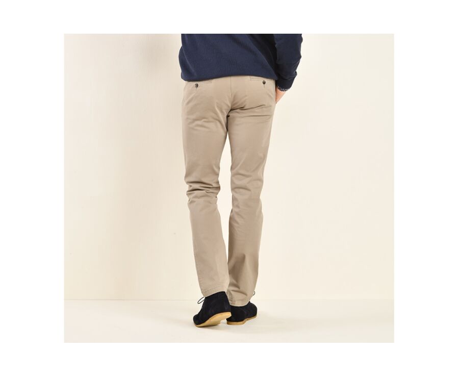 Pantalon chino homme Taupe Clair - KYRK
