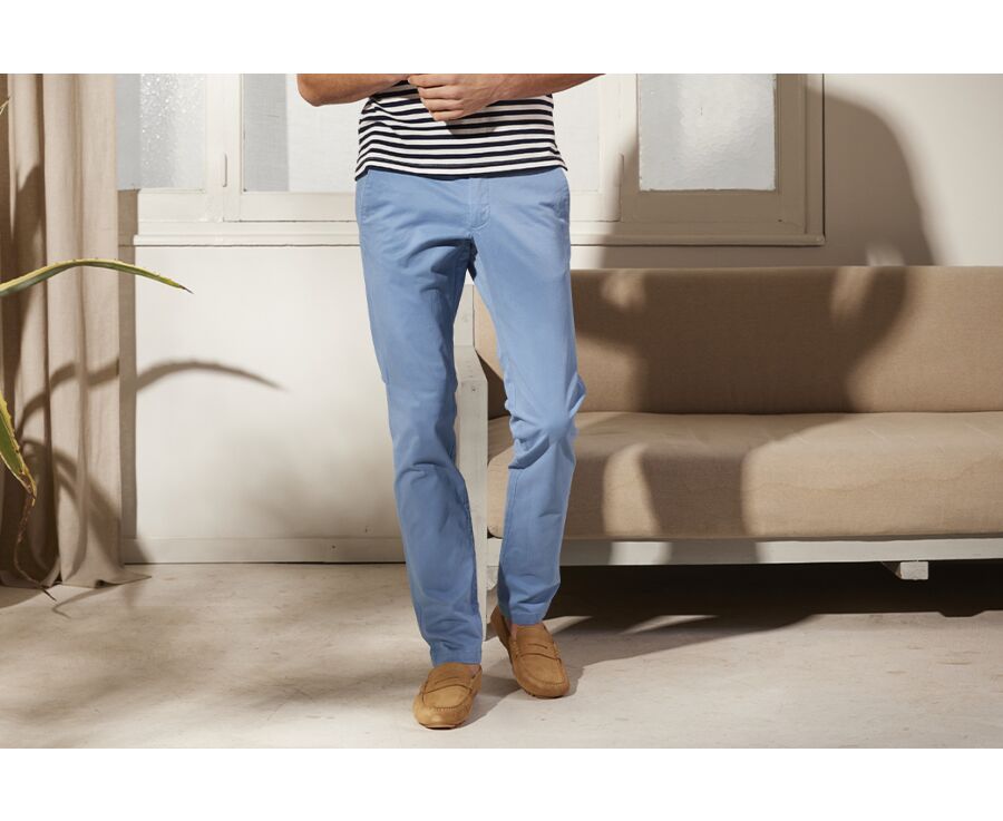 Chino homme sales bleu
