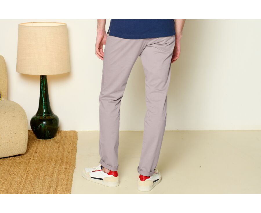 Pantalon chino homme Greige Foncé - KYRK