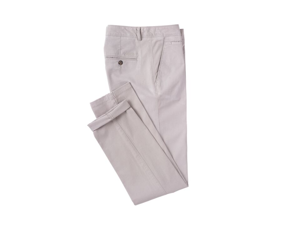 Pantalon chino homme Greige Foncé - KYRK