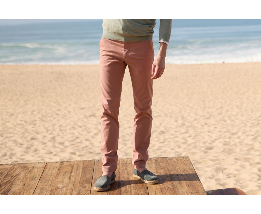 Pantalon chino homme vieux Rose - KYRK