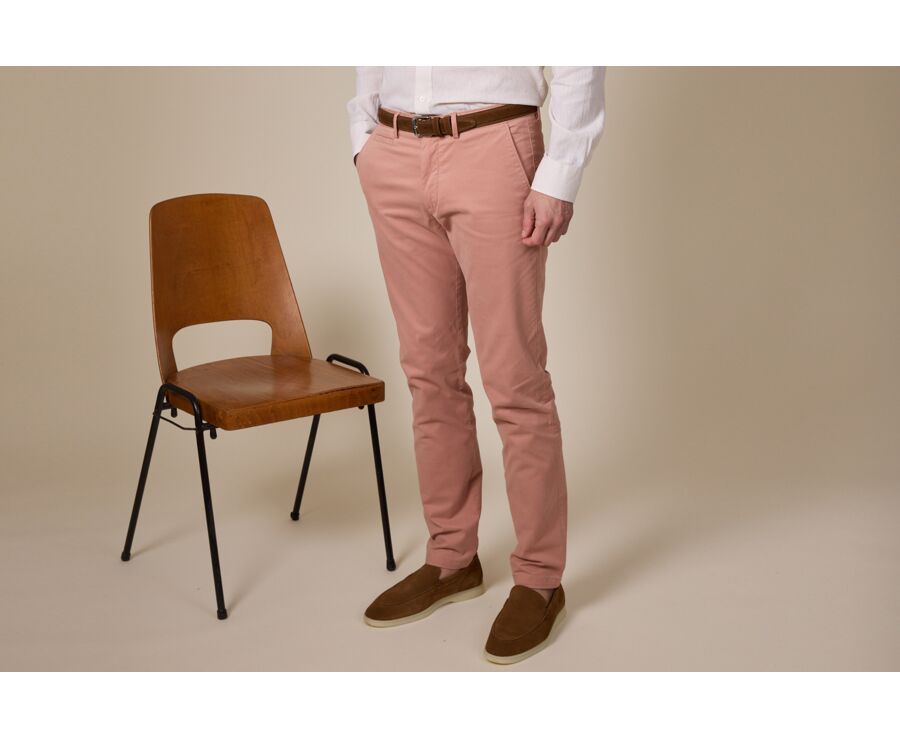 Pantalon chino homme vieux Rose - KYRK