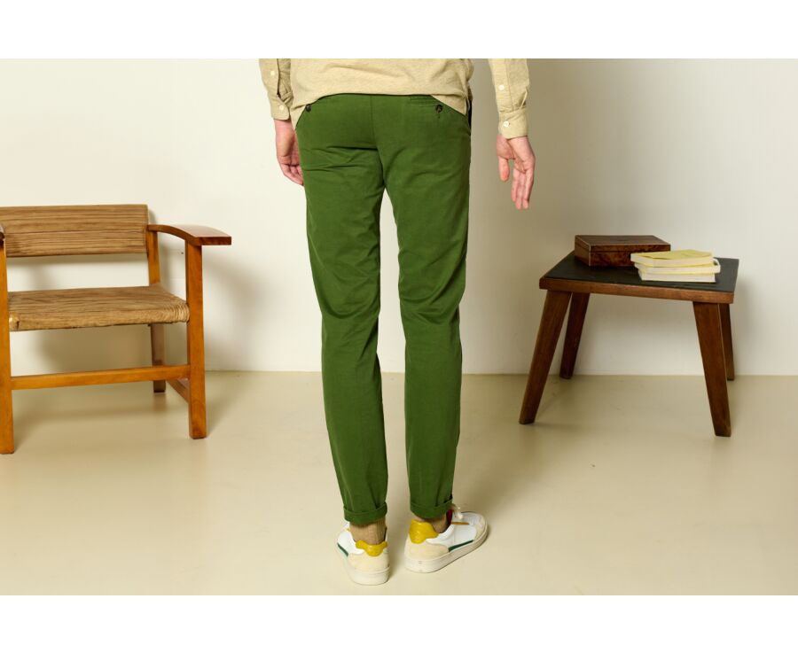 Pantalon chino homme Vert forêt - KYRK