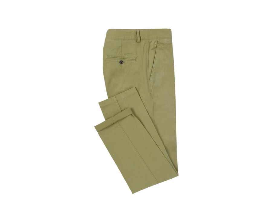 Pantalon chino homme Vert Amande - KYRK