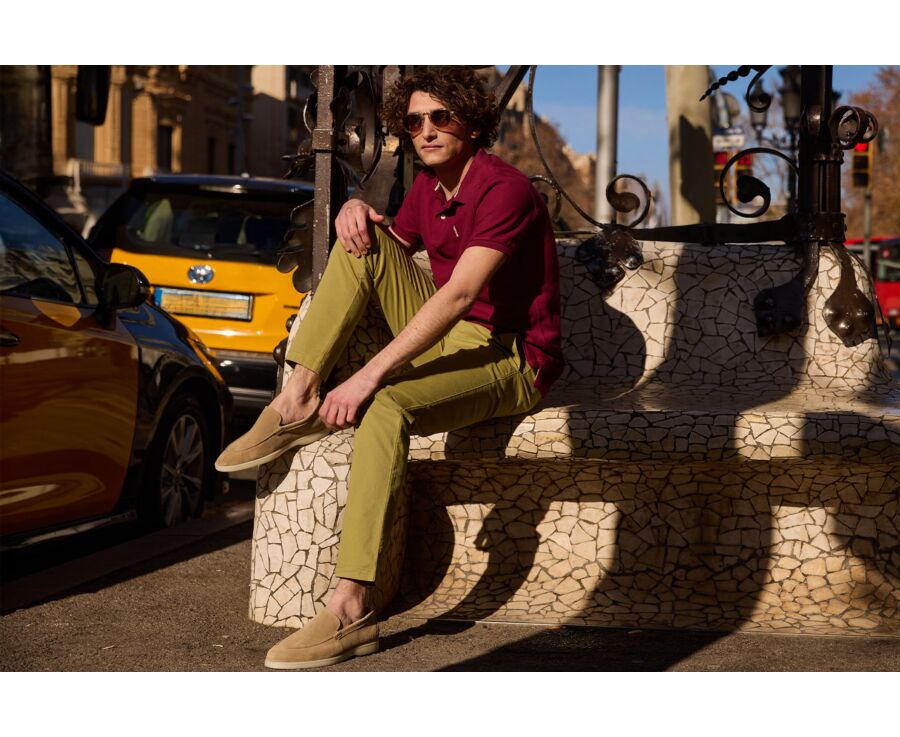 Pantalon chino homme Vert Amande - KYRK