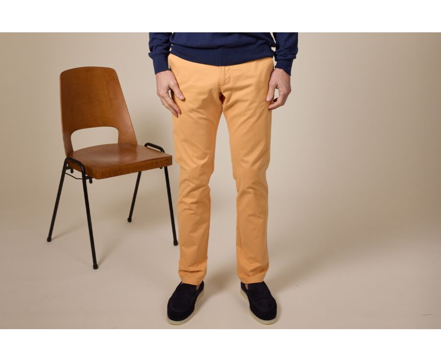 Pantalon chino homme Orange Pâle - KYRK