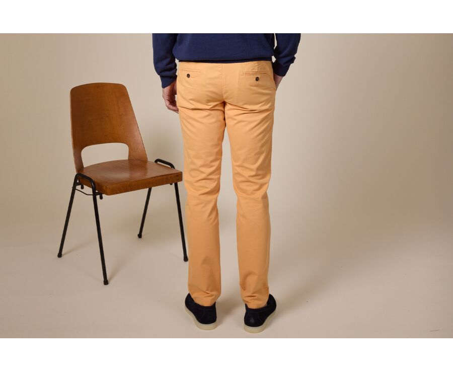 Pantalon chino homme Orange Pâle - KYRK