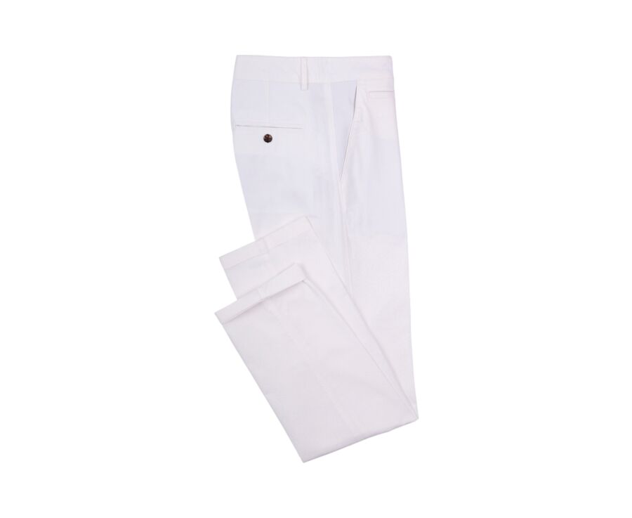Pantalon chino homme Blanc Cassé - KYRK