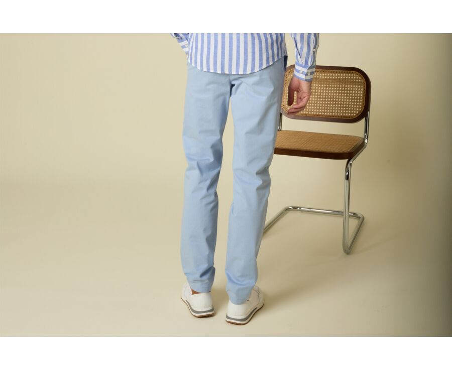 Pantalon chino homme Bleu Azur Clair - KYRK