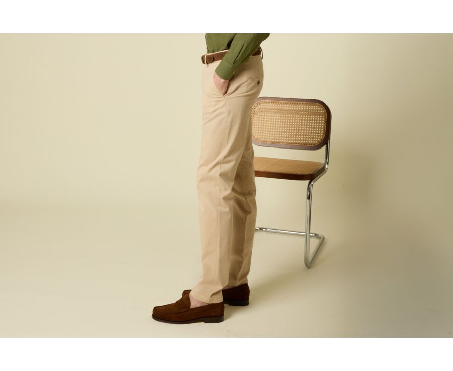Pantalon chino homme Beige Foncé - KYRK