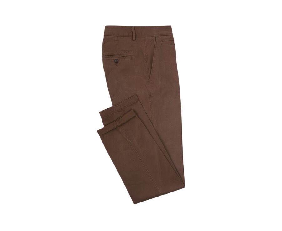 Pantalon chino homme Cacao - KYRK