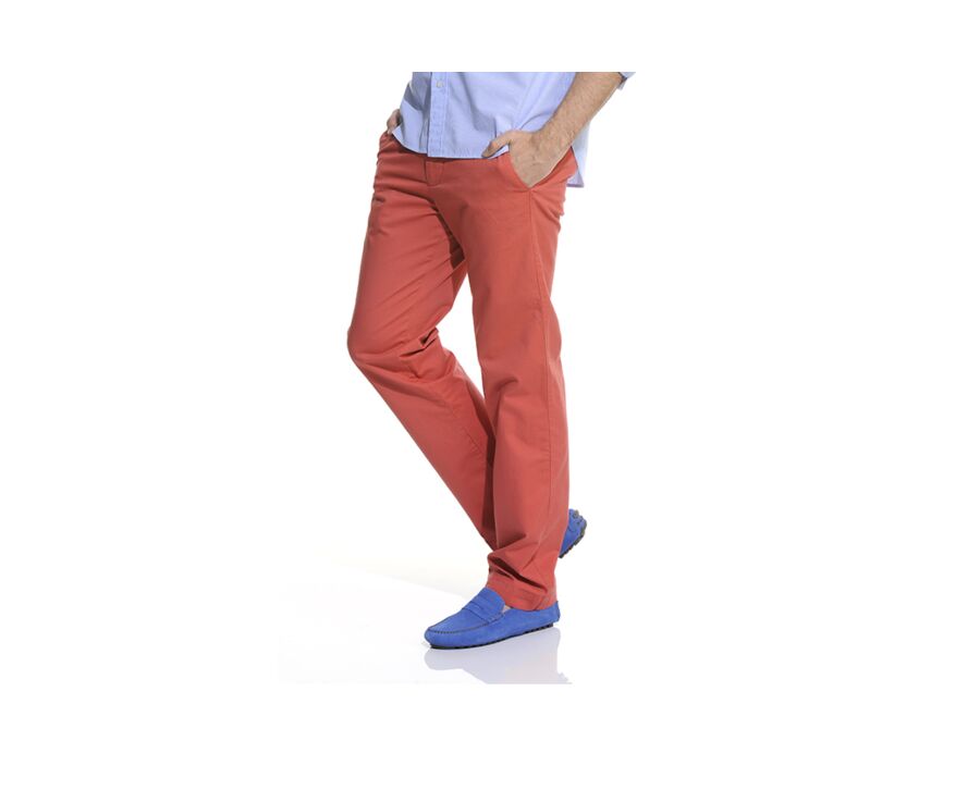 Pantalon chino homme Corail - JERRY