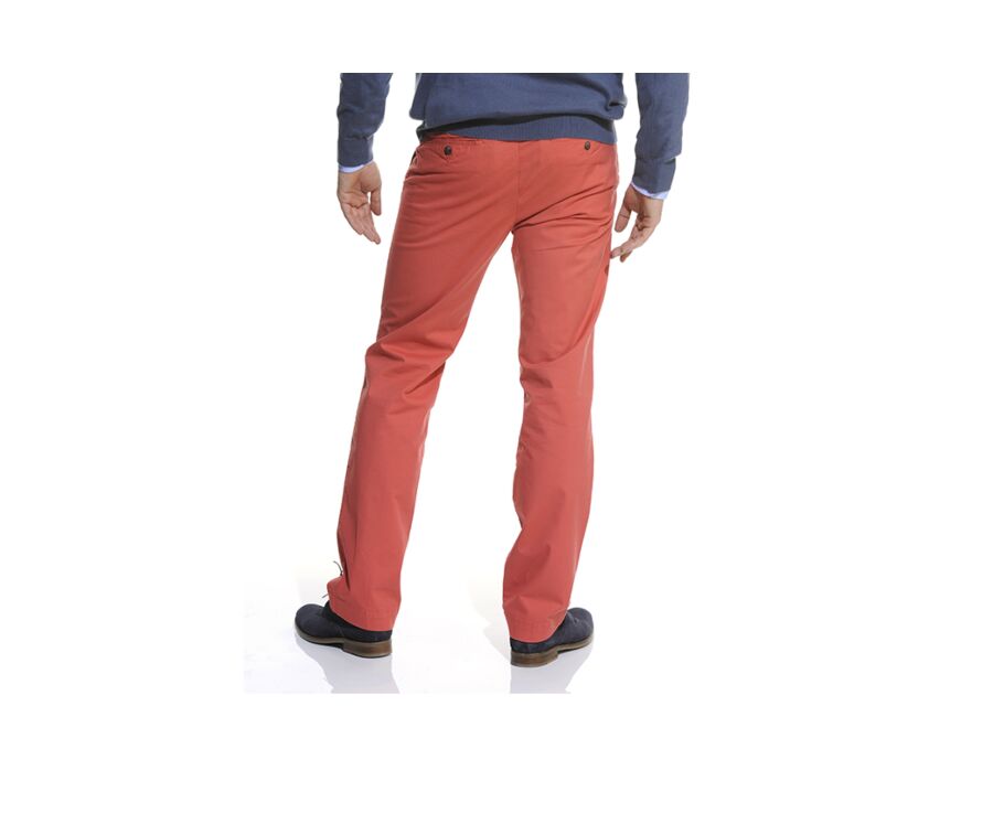 Pantalon chino homme Corail - JERRY