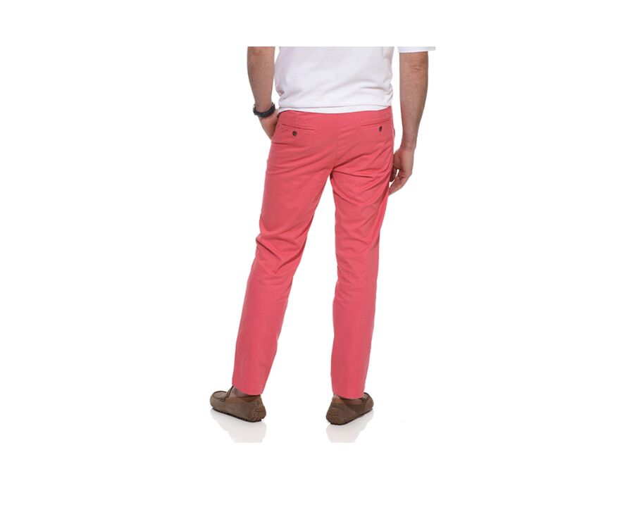 Pantalon chino homme Rose Framboise - JERRY