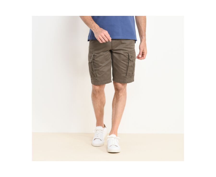 Bermuda cargo homme Taupe - CODY