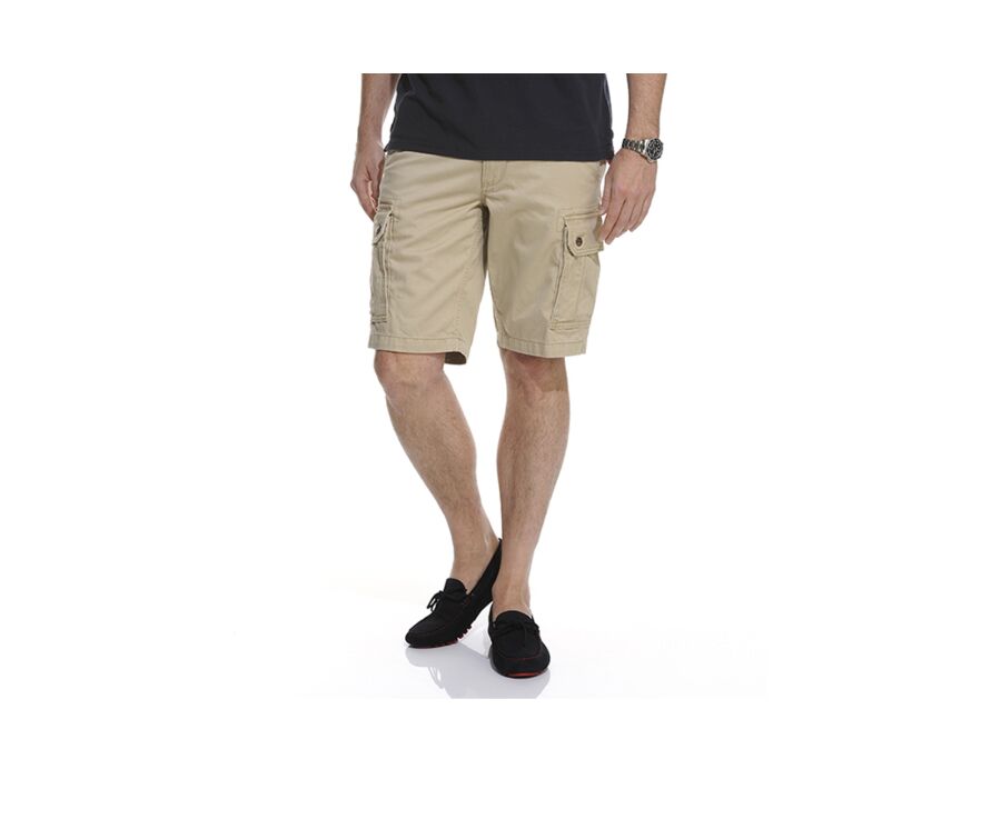 Bermuda cargo homme Beige Foncé - CODY