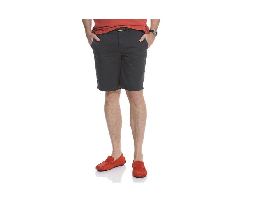 Bermuda chino homme Marine - LARRY