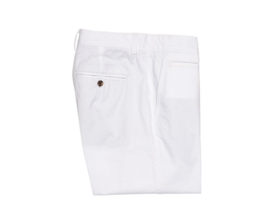 Bermuda chino homme Blanc - BARRY