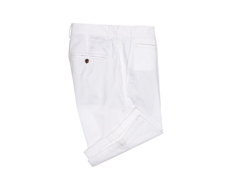 Bermuda chino homme Blanc - BARRY
